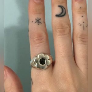 Gilbert Sterling Silver Daisy Flower Ring Size 7 Garmentory